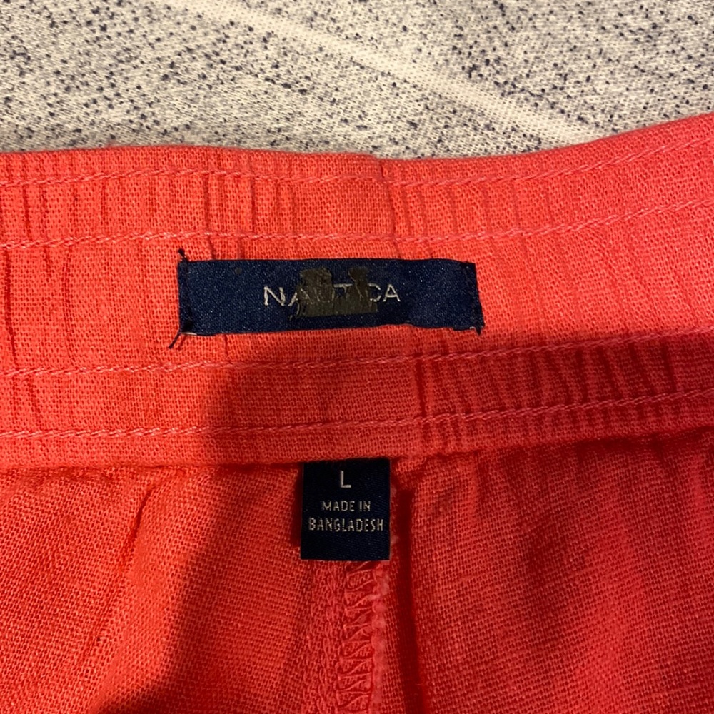 Nautica linen shorts, NWOT - Picture 3 of 5